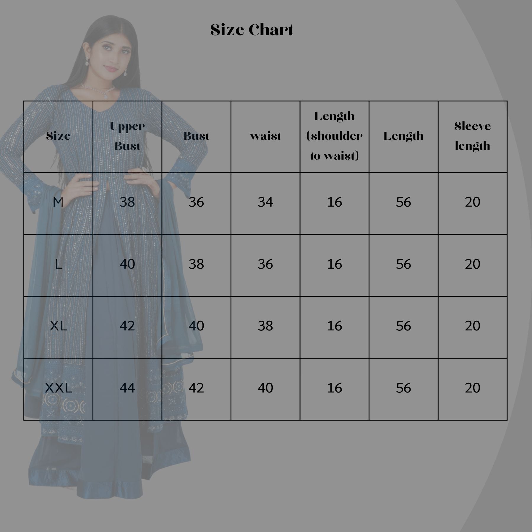 Unique Georgette Salwar Suit with Skirt - Embelished with Sequin Work KURTI JCS Fashions