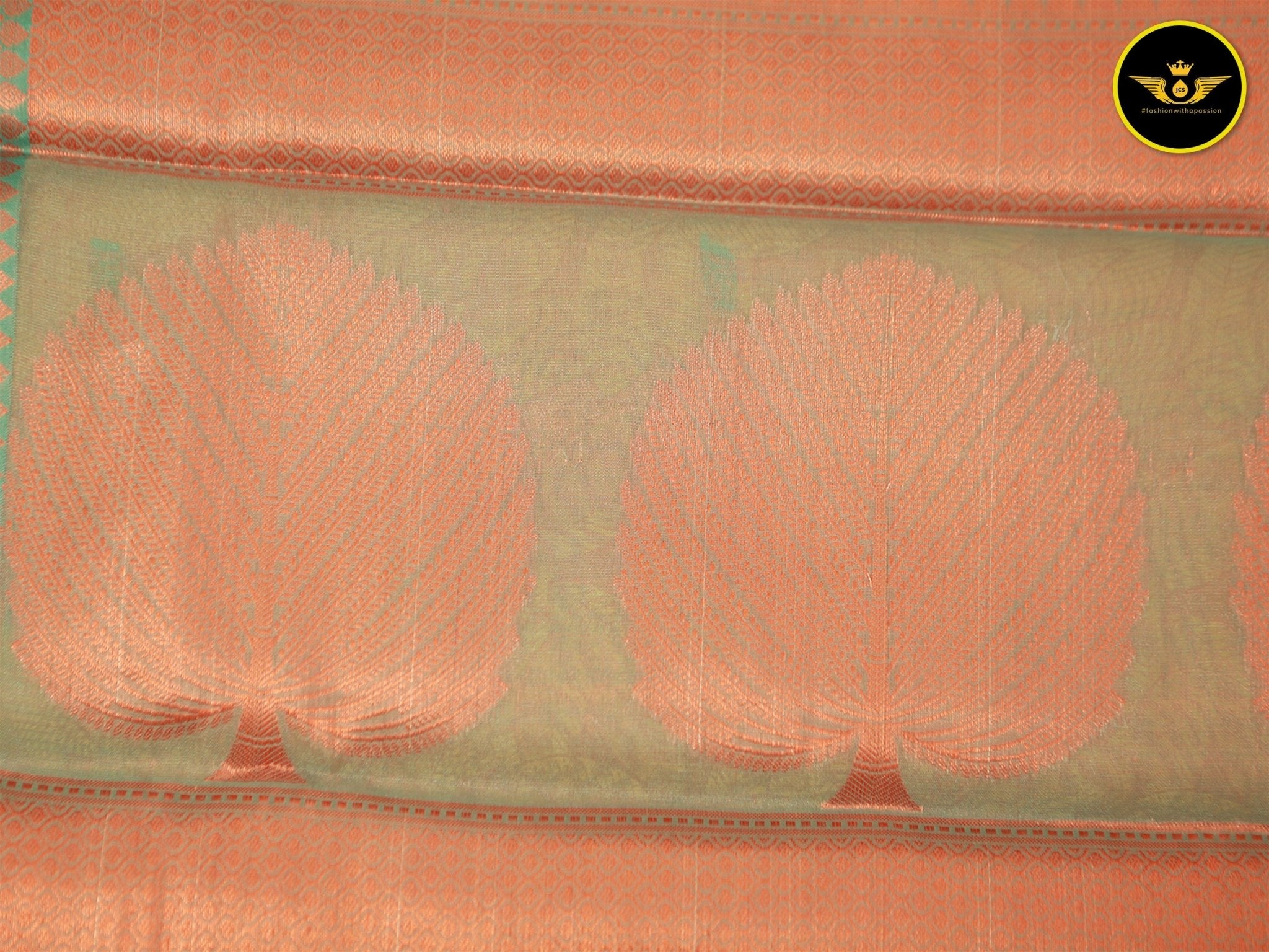 Vintage Elegance: Semi Silk Saree with Antique Zari Borders Saree JCS Fashions