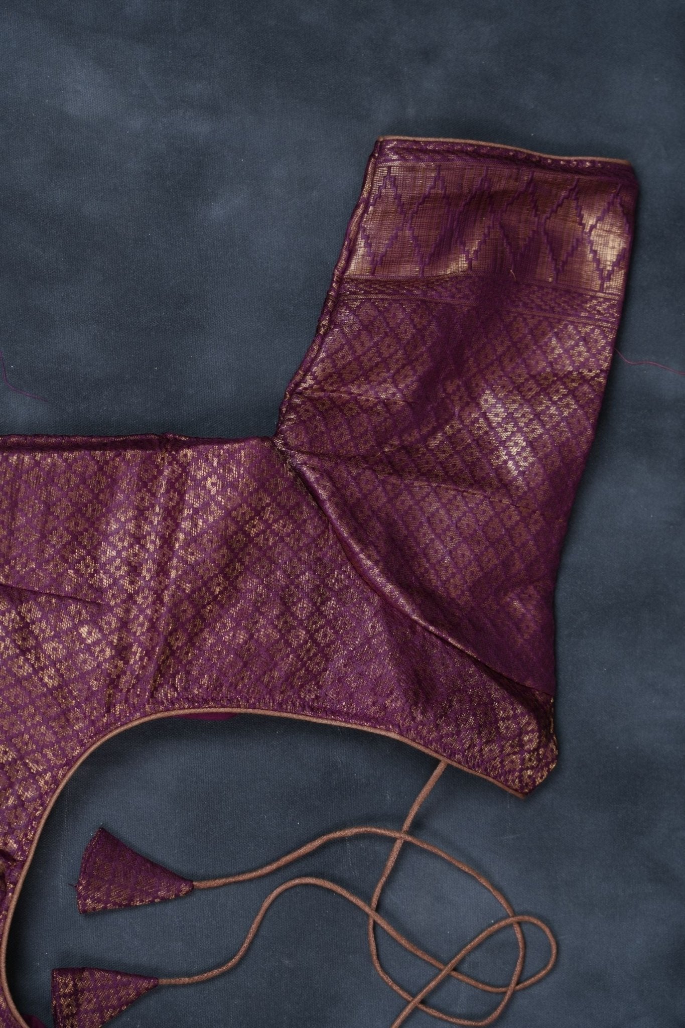 Wine Color Soft Semi-Silk Saree With stitched Blouse SAREE JCS Fashions