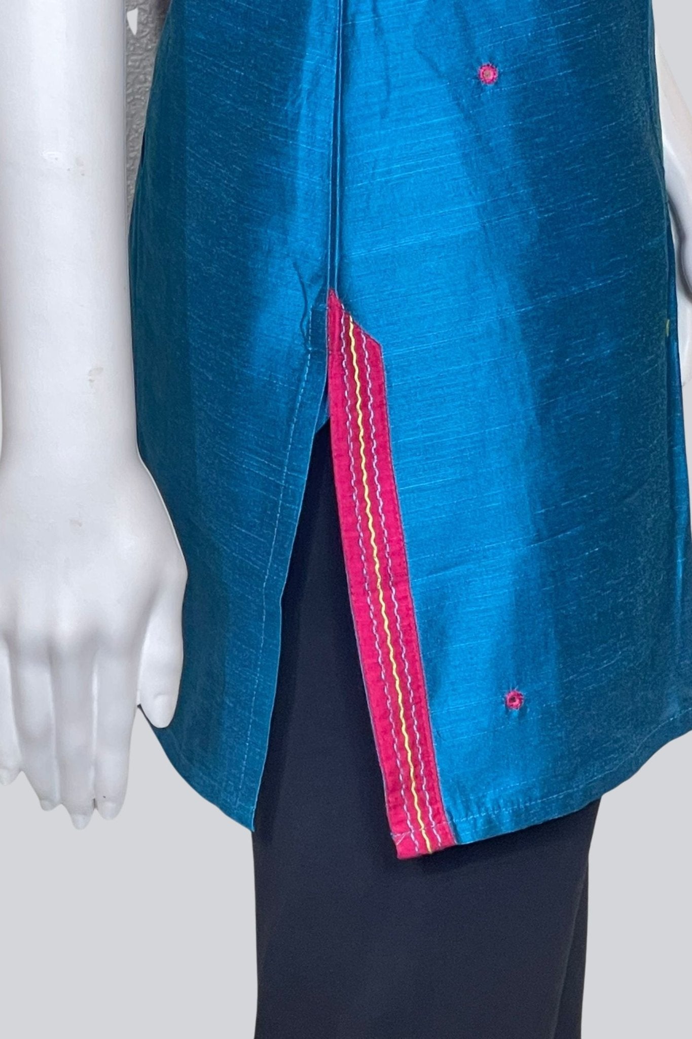 Women's Beautiful Hand Crafted Soft Silk Cotton Short Kurti KURTI JCS Fashions