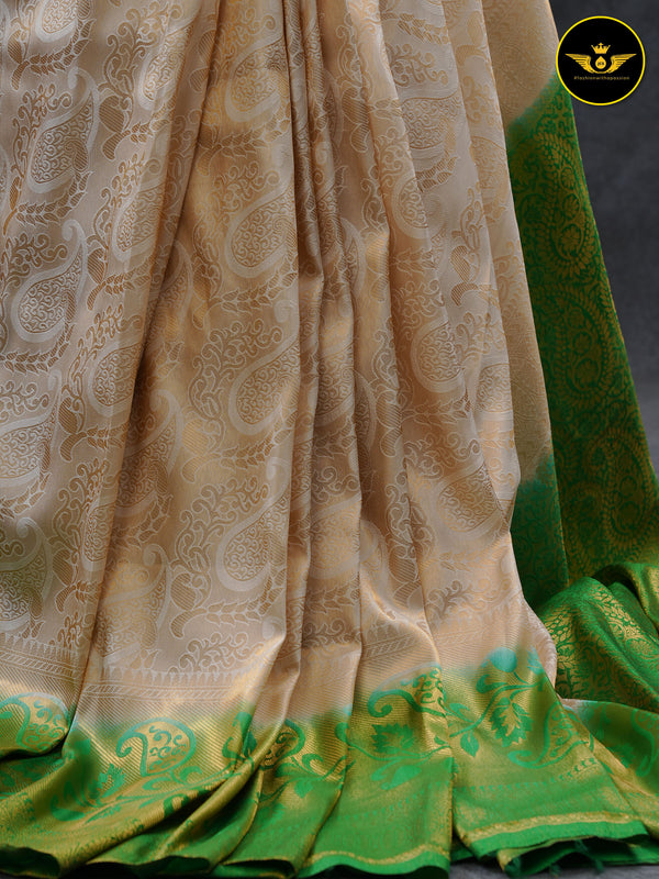 Fabulous Soft Silk Fabric Saree with Zari weaving and Contrast Border