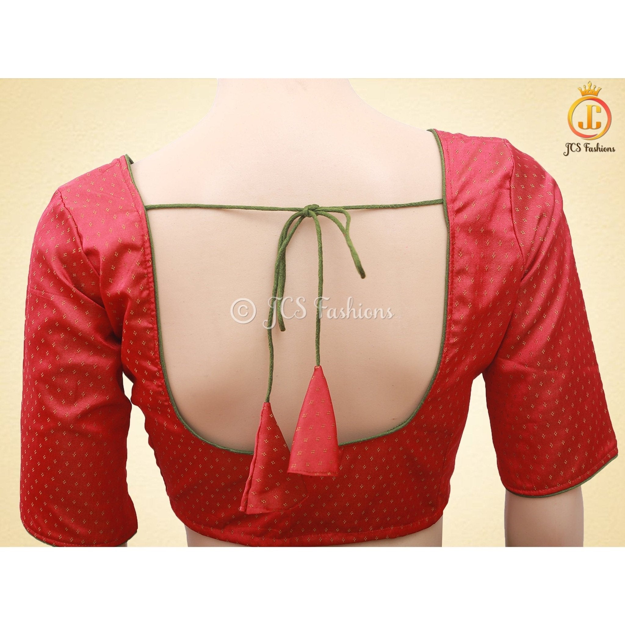 Ajarakh And Patola Satin Soft Fabric Saree With Fully Stitched Blouse SAREE JCS Fashions