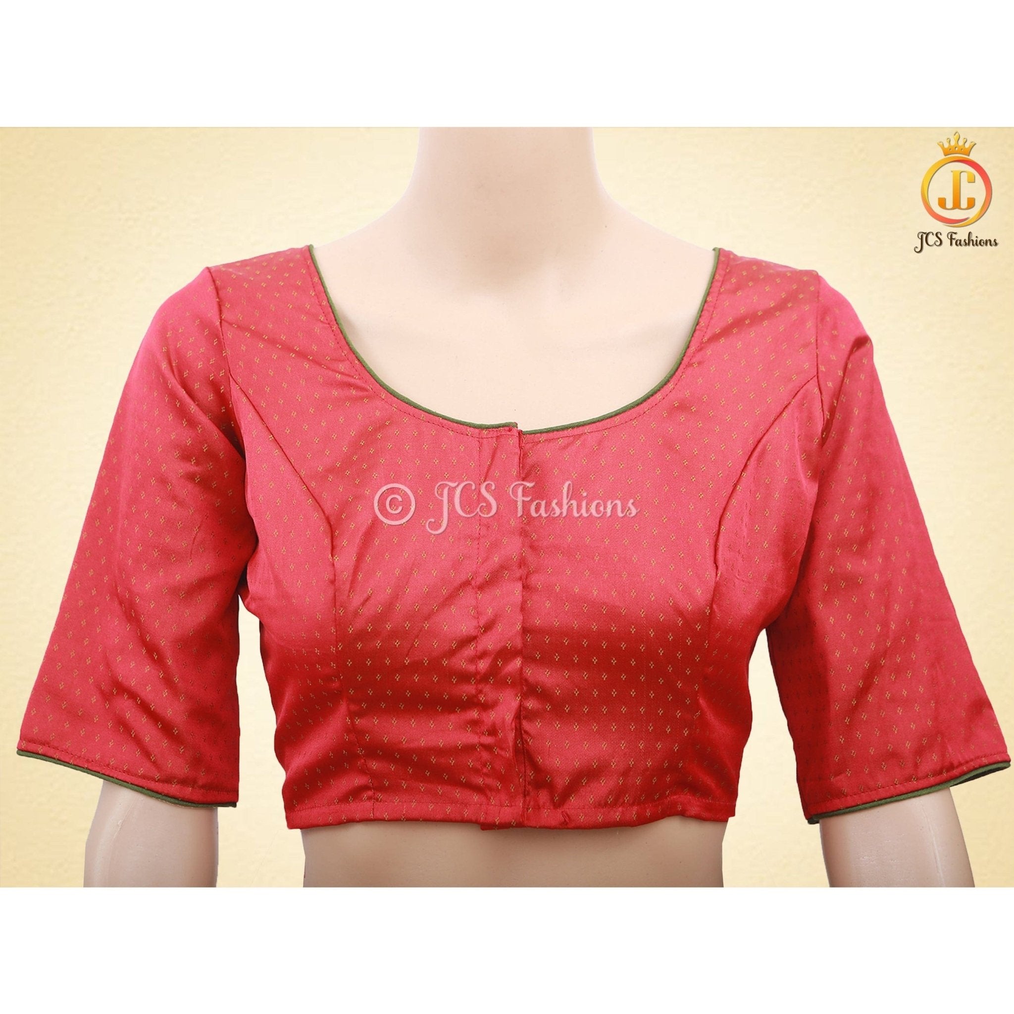 Ajarakh And Patola Satin Soft Fabric Saree With Fully Stitched Blouse SAREE JCS Fashions