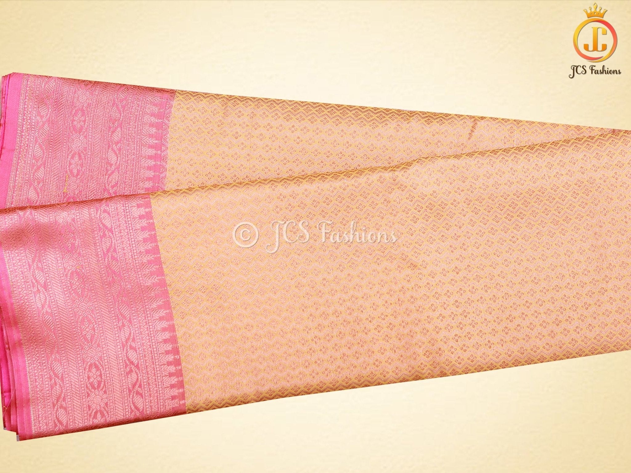 Butta Design Soft Silk Saree With stitched Matching Blouse SAREE JCS Fashions