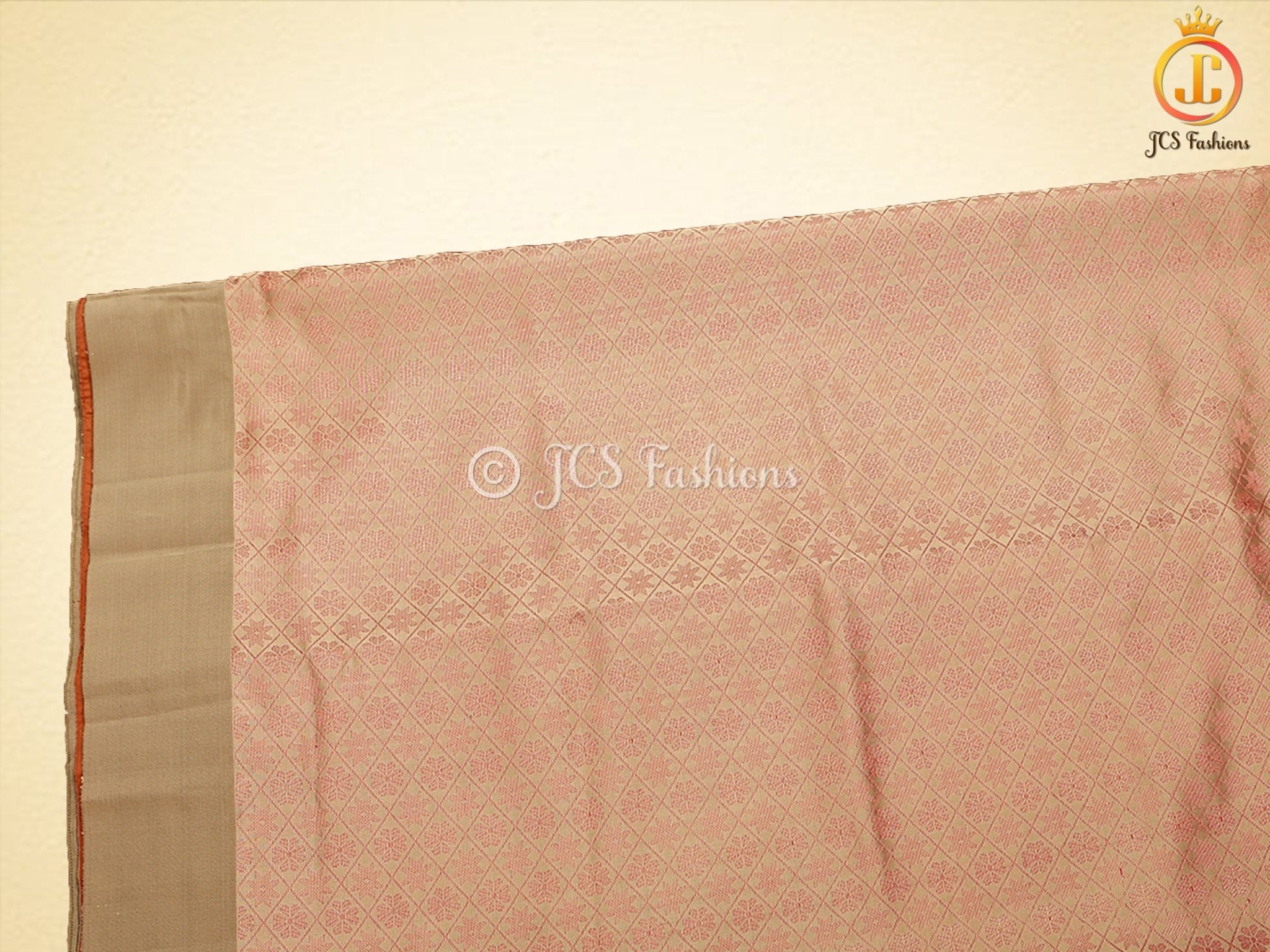 Copper Zari-Green color Soft Silk Saree With Beautiful Blouse SAREE JCS Fashions