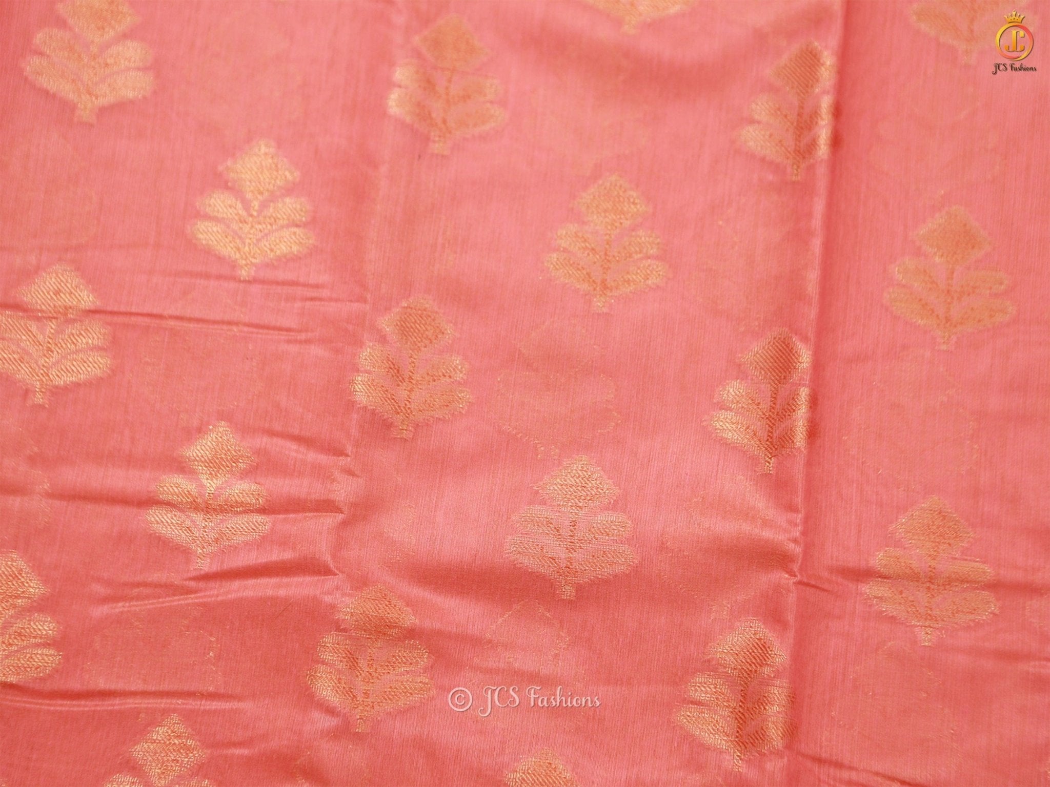 Exquisite Soft Silk Cotton Saree With Brocade Blouse SAREE JCS Fashions