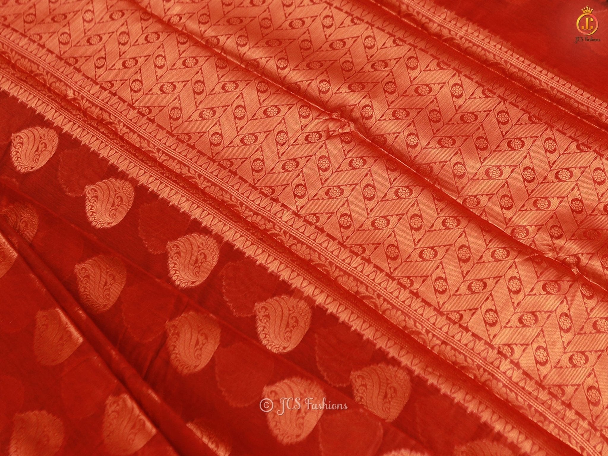 Graceful Soft Silk Cotton Saree With Brocade Blouse SAREE JCS Fashions
