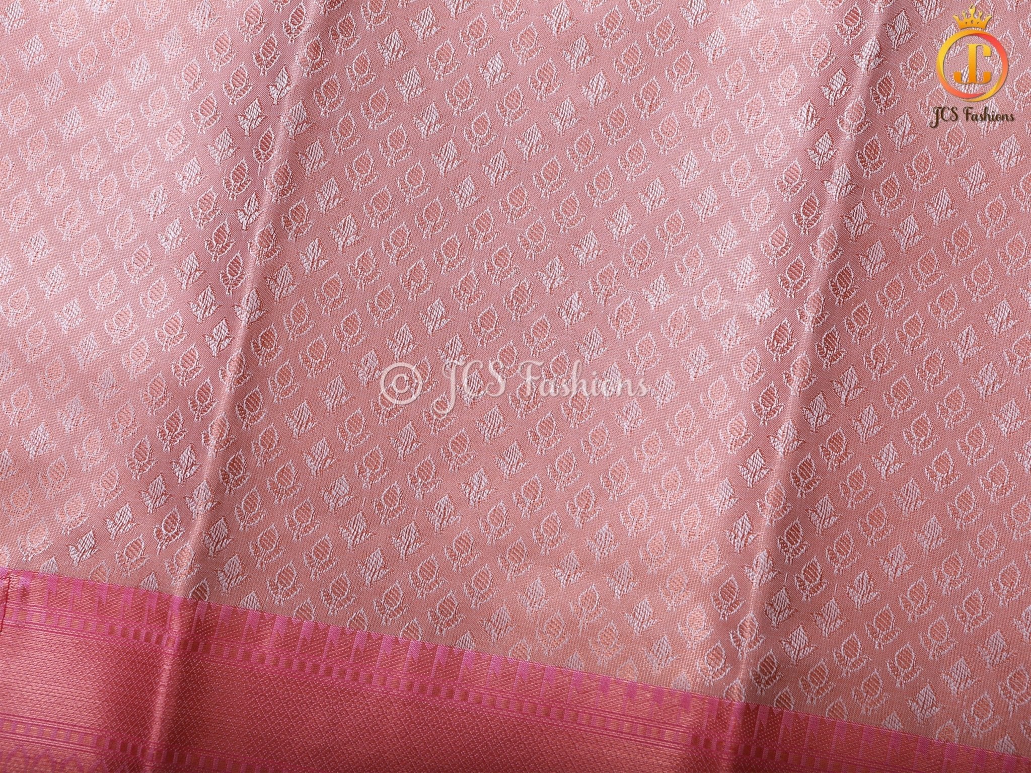 Leaf Butta Design Soft Silk Saree With A Beautiful Blouse SAREE JCS Fashions