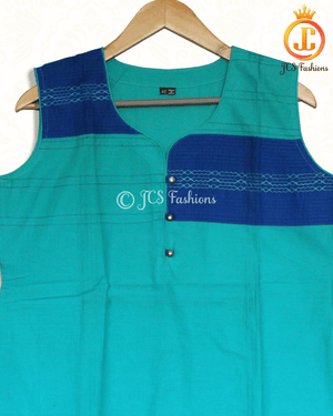 Green Cotton Kurti for Women – Casual Daily Wear