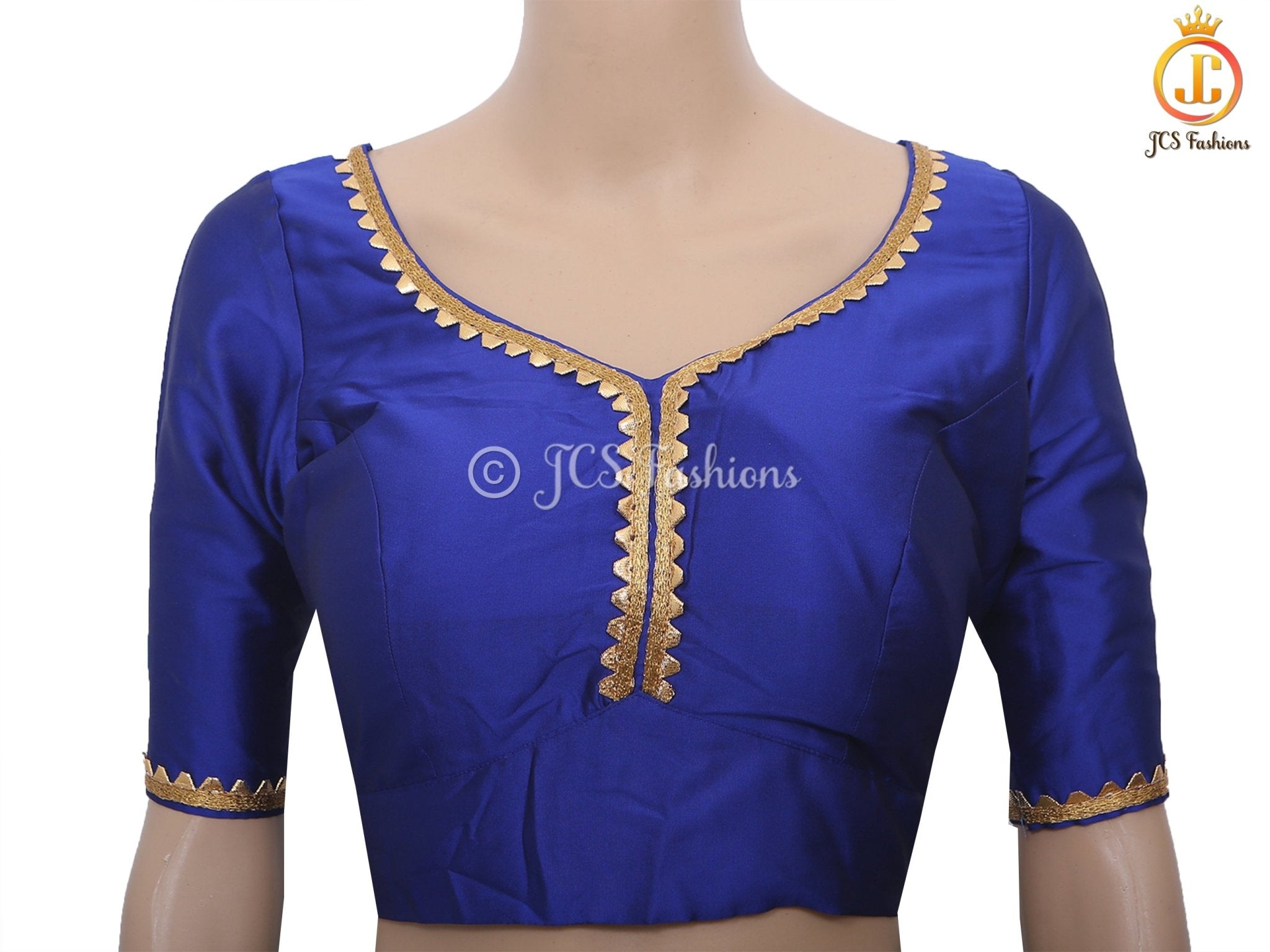 Sabyasashi Cut Ready-Made Blouse, Lehenga and Stylish Saree Blouse Blouse JCS Fashions