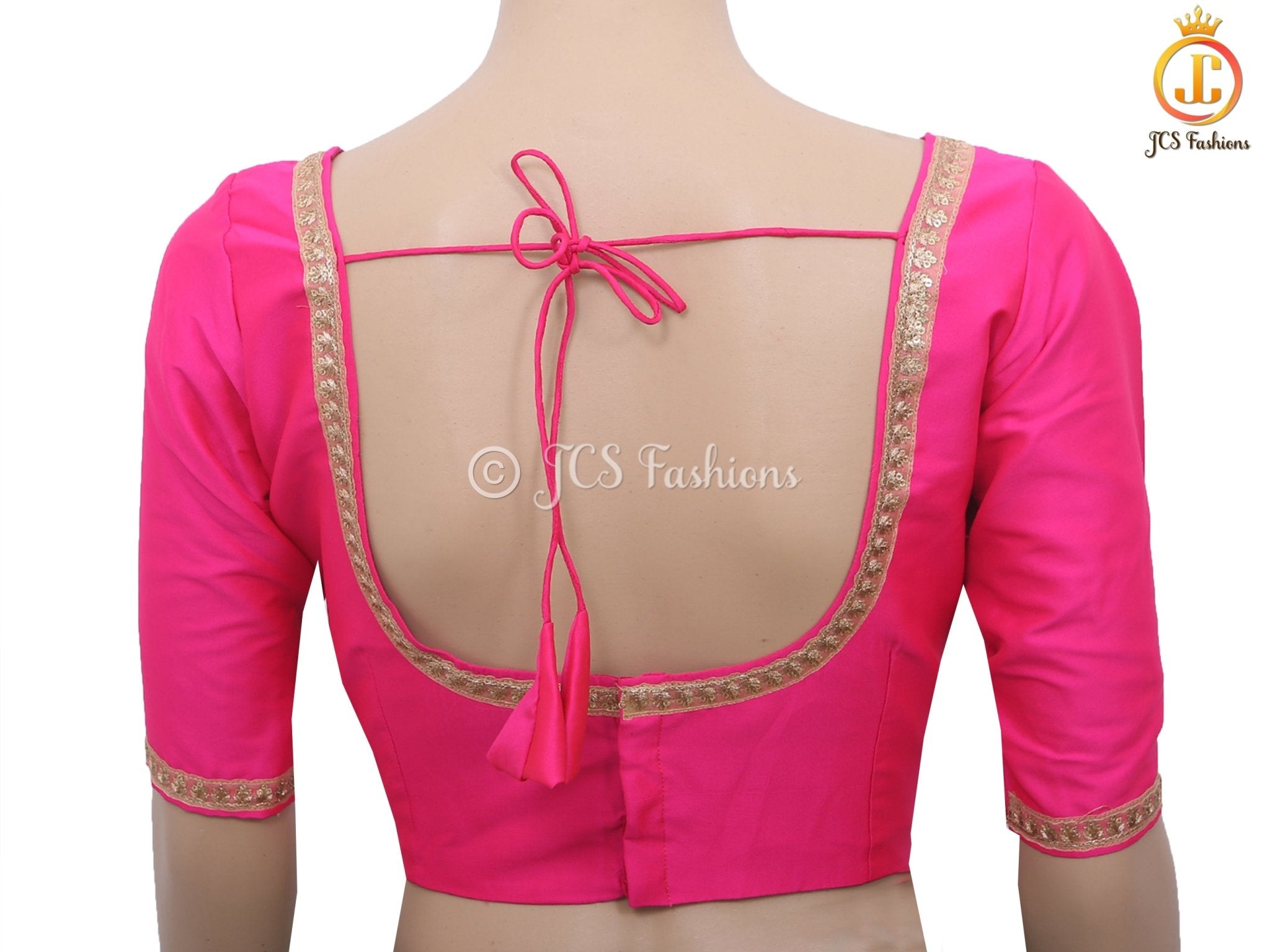 Sabyasashi Cut Ready-Made Blouse, Lehenga and Stylish Saree Blouse Blouse JCS Fashions