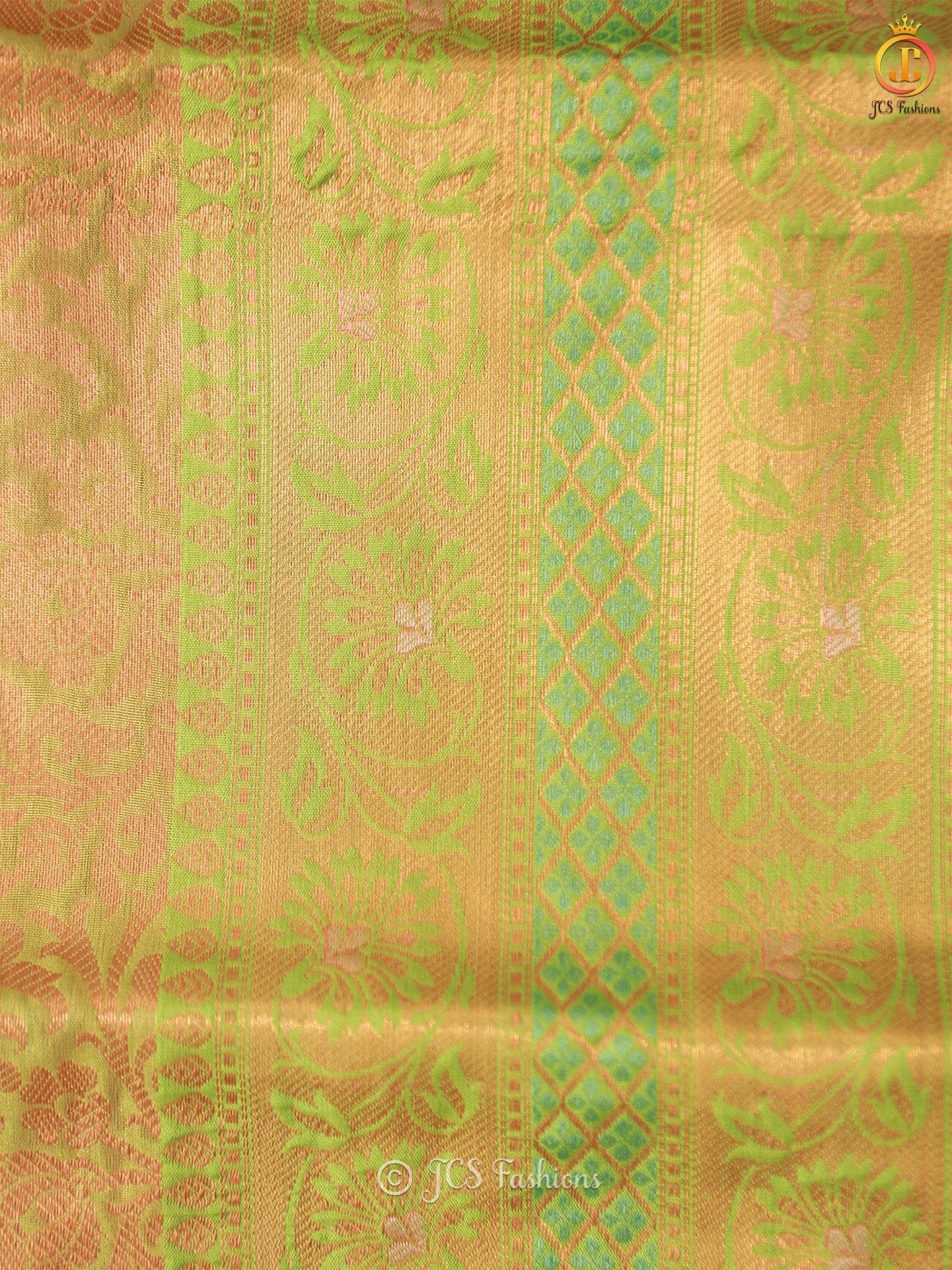 Soft Silk Saree With Copper Zari Weaves And Contrast Pallu SAREE JCS Fashions