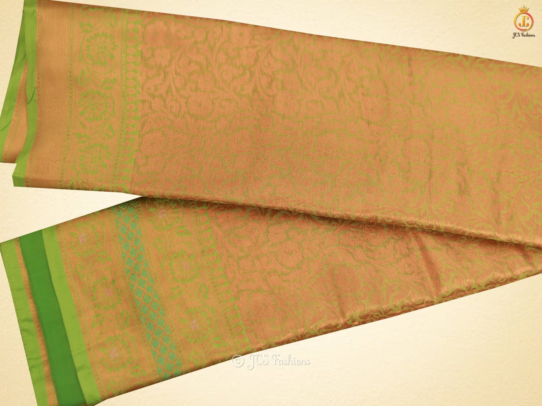 Soft Silk Saree With Copper Zari Weaves And Contrast Pallu SAREE JCS Fashions