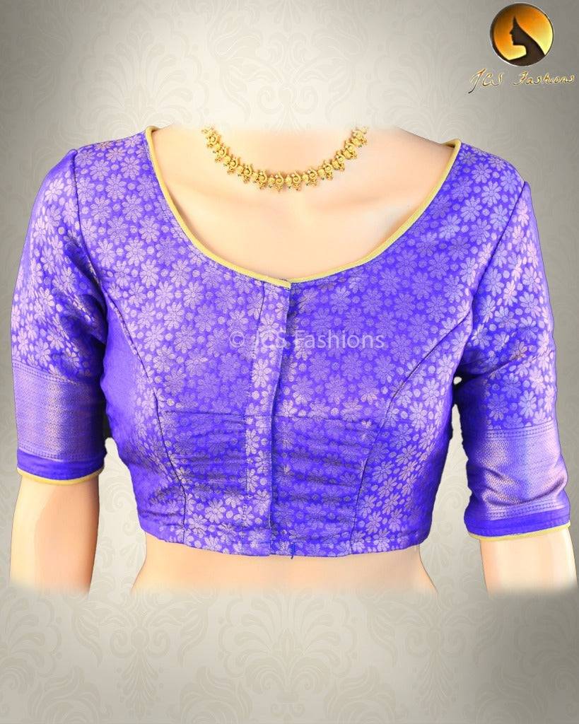 Soft Silk Saree With Zari woven border and pallu Saree JCS Fashions