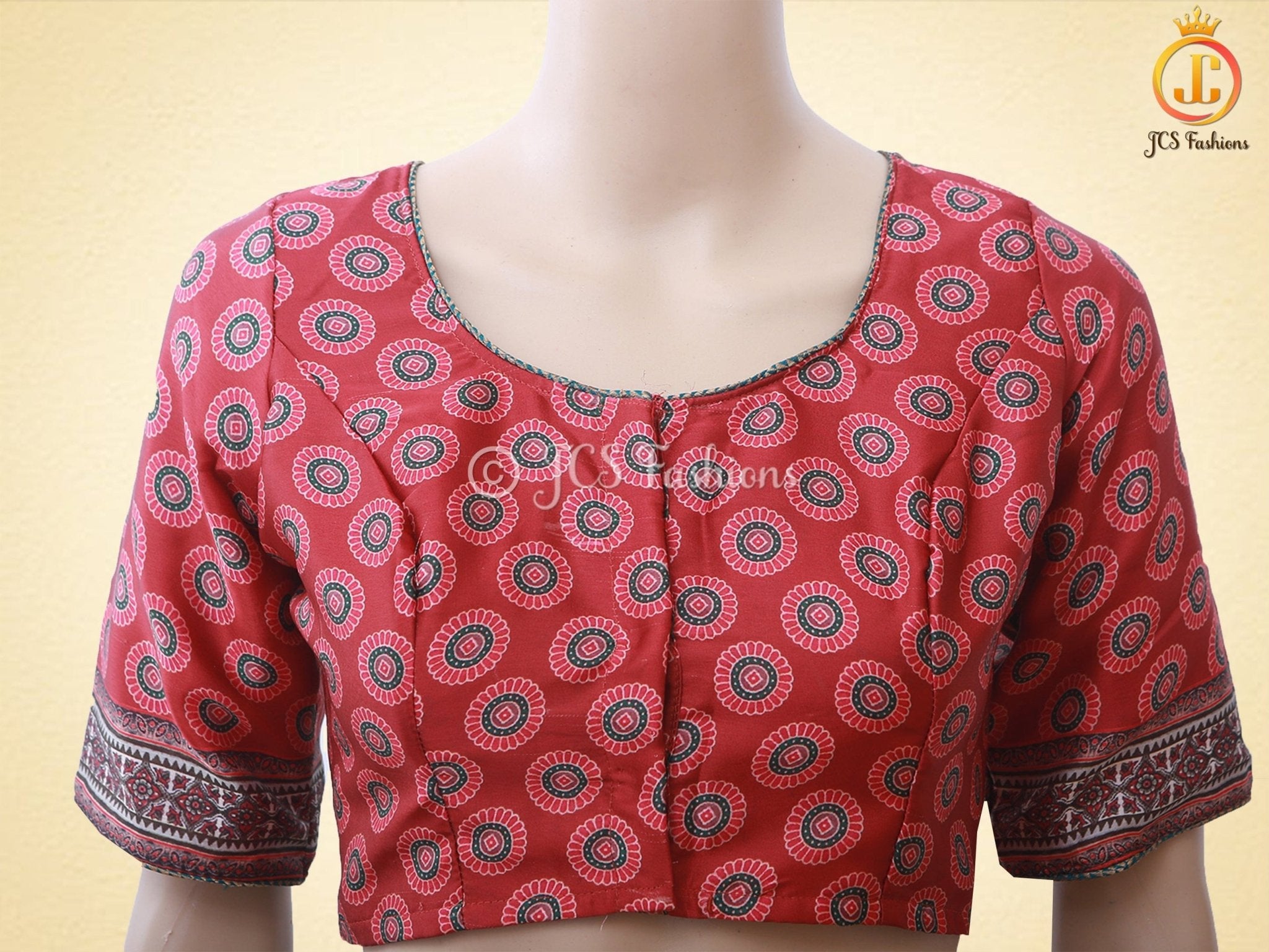 Soft Silky Smooth Crepe Silk Sarees With Contrast Digitally Printed Blouse SAREE JCS Fashions