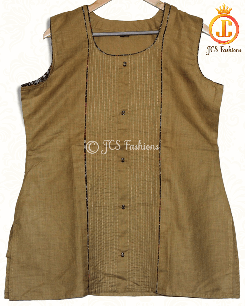 Women beautiful Cotton Short kurti For Jeans/Skirt KURTI JCS Fashions