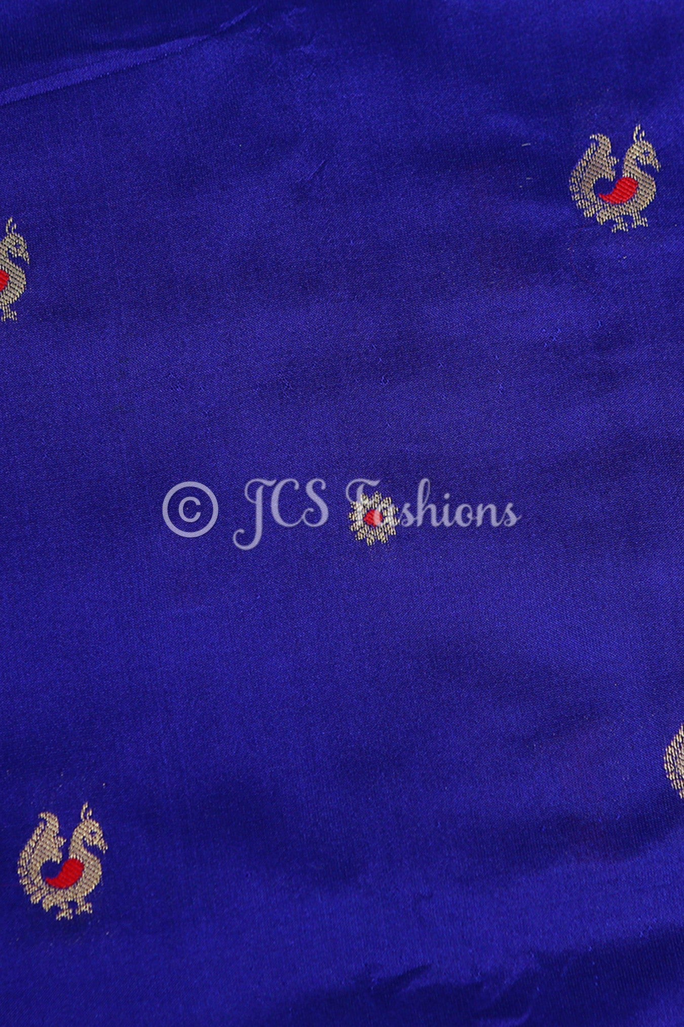 Yeola Paithani Silk Saree, Purple and Red, Fully stitched blouse SAREE JCS Fashions
