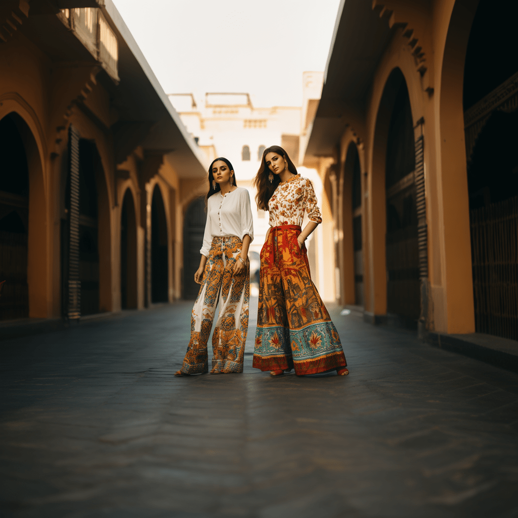 The Elegance of Shararas: A Timeless Journey through Indian Fashion History - JCS Fashions