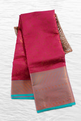 JCSFashions Grandeur Semi Silk Saree with Golden Zari & Exotic Designs