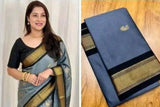 Elegant Paithani Cotton Silk Saree with Tassels and Latkans