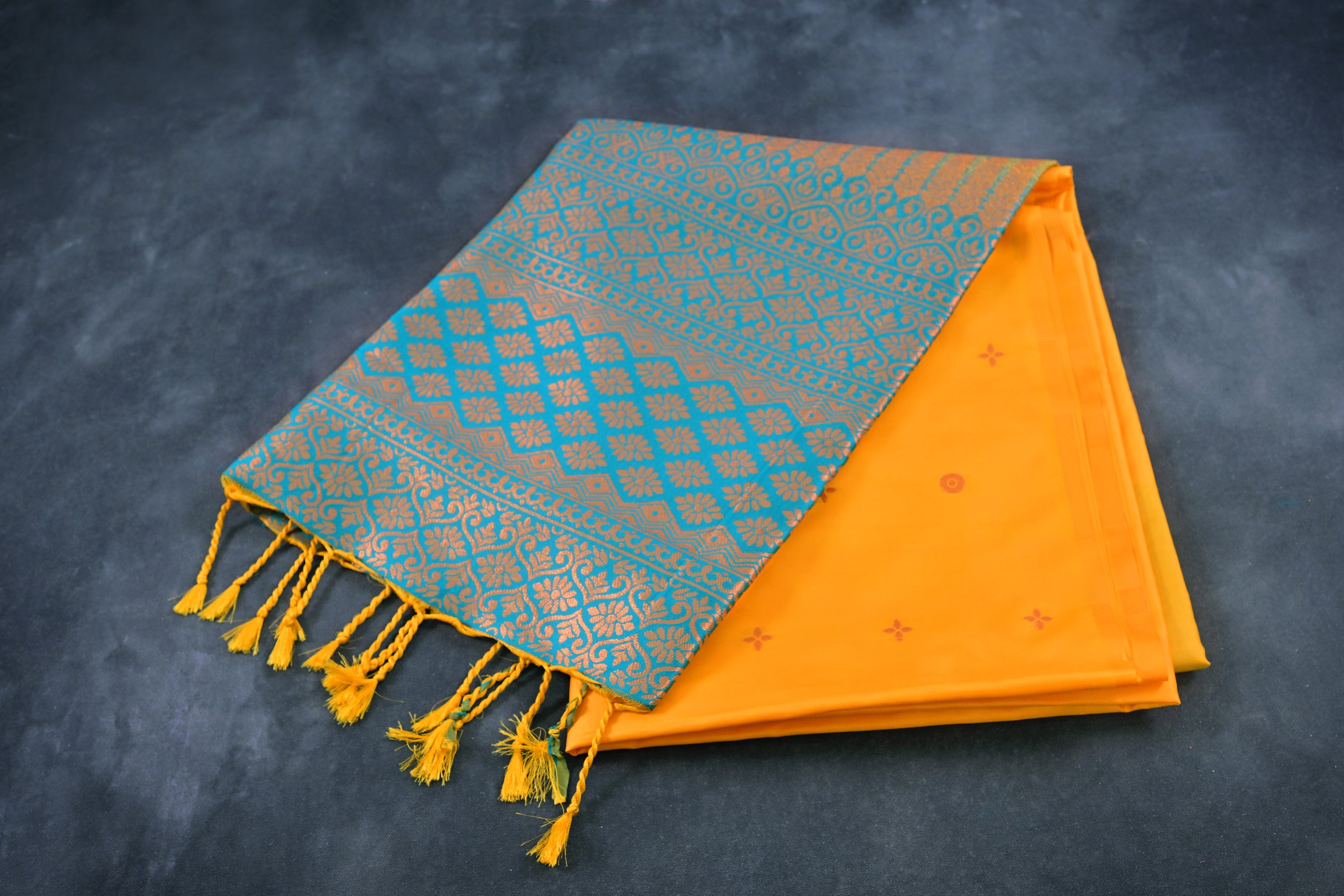 Elegant Kanchipuram Semi-Silk Saree with Heavy Pallu from JCSFashions Saree JCS Fashions