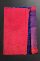 Exquisite Zari Work Saree with Unique Dual-Border Design - JCS Fashion