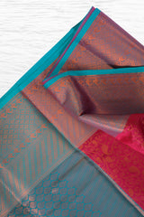 JCSFashions Grandeur Semi Silk Saree with Golden Zari & Exotic Designs