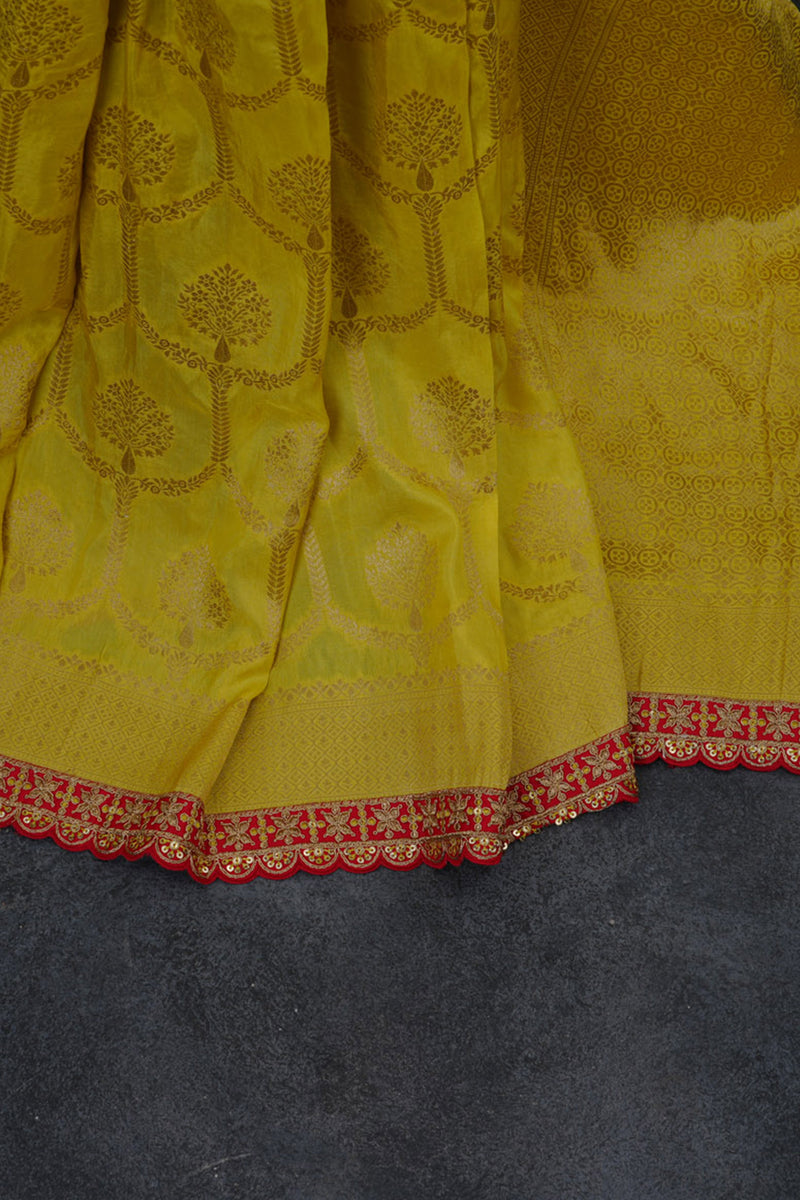 Banarasi Pattu - Authentic Handcrafted Elegance with Zardosi Work