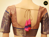 Banarasi Handloom Saree with All-Over Viral Zari Butta