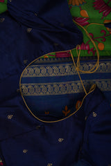 Classic Semi Chanderi Silk Saree & Vibrant Prints - Timeless Elegance