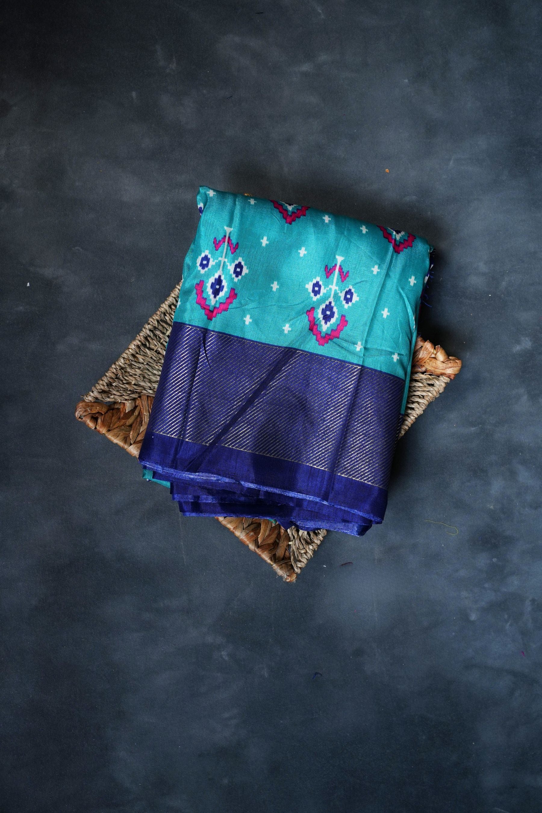 Dola Silk Banita Saree with Mulberry Silk Blouse - Timeless Elegance Saree JCS Fashions Sea Green 5.5 meters