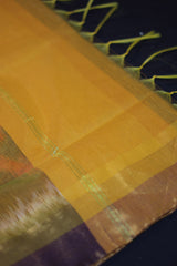 Pochampally Cotton Saree with Complimentary Blouse - Breezy Elegance