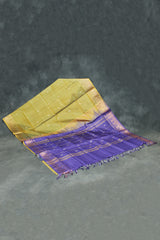 Banana pith/ Vaazhai naar saree with beautiful Zari border, Comes with full body small butta,  
No blouse piece