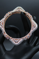 Radiant Rose Gold Kada: Elevate Your Style with JCSFashions Glamour