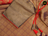 Kora Weaves Kancheepuram Style Saree With Brocade Blouse