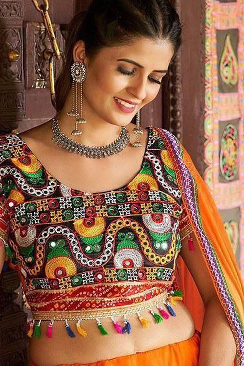 Graceful Green Designer Party Wear for Navratri