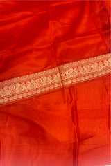 Elegant Pure Madurai Silk Saree with Rich Pallu & Running Blouse