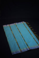 Pure Cotton Saree with Timeless Pochampally Design & Matching Blouse