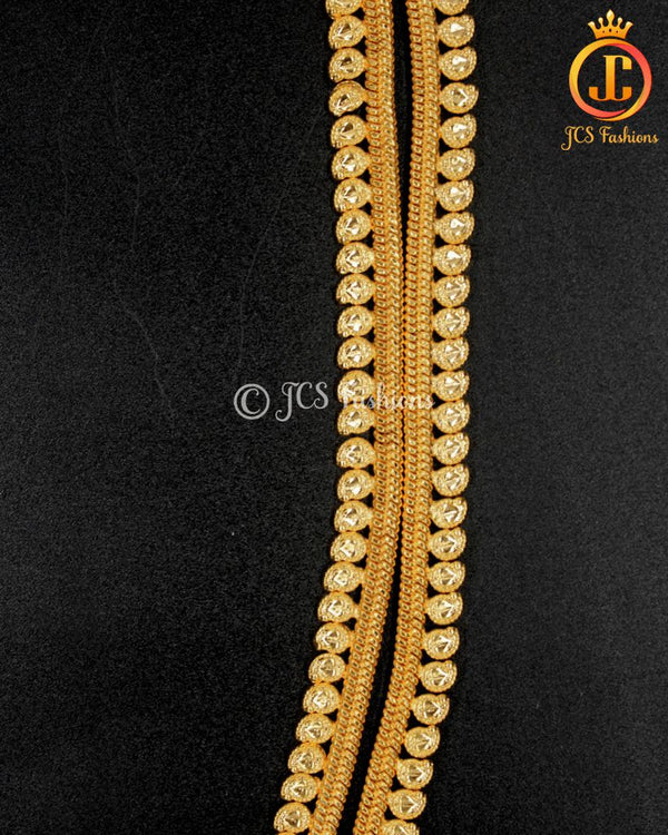 Chic 8.5" Gold Plated Anklet - Elegant and Timeless Style