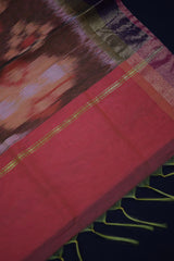 Elegant Pochampally Design Pure Cotton Saree with Matching Blouse