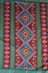 Elegant Kanchipuram Semi-Silk Saree with Complementary Blouse Piece