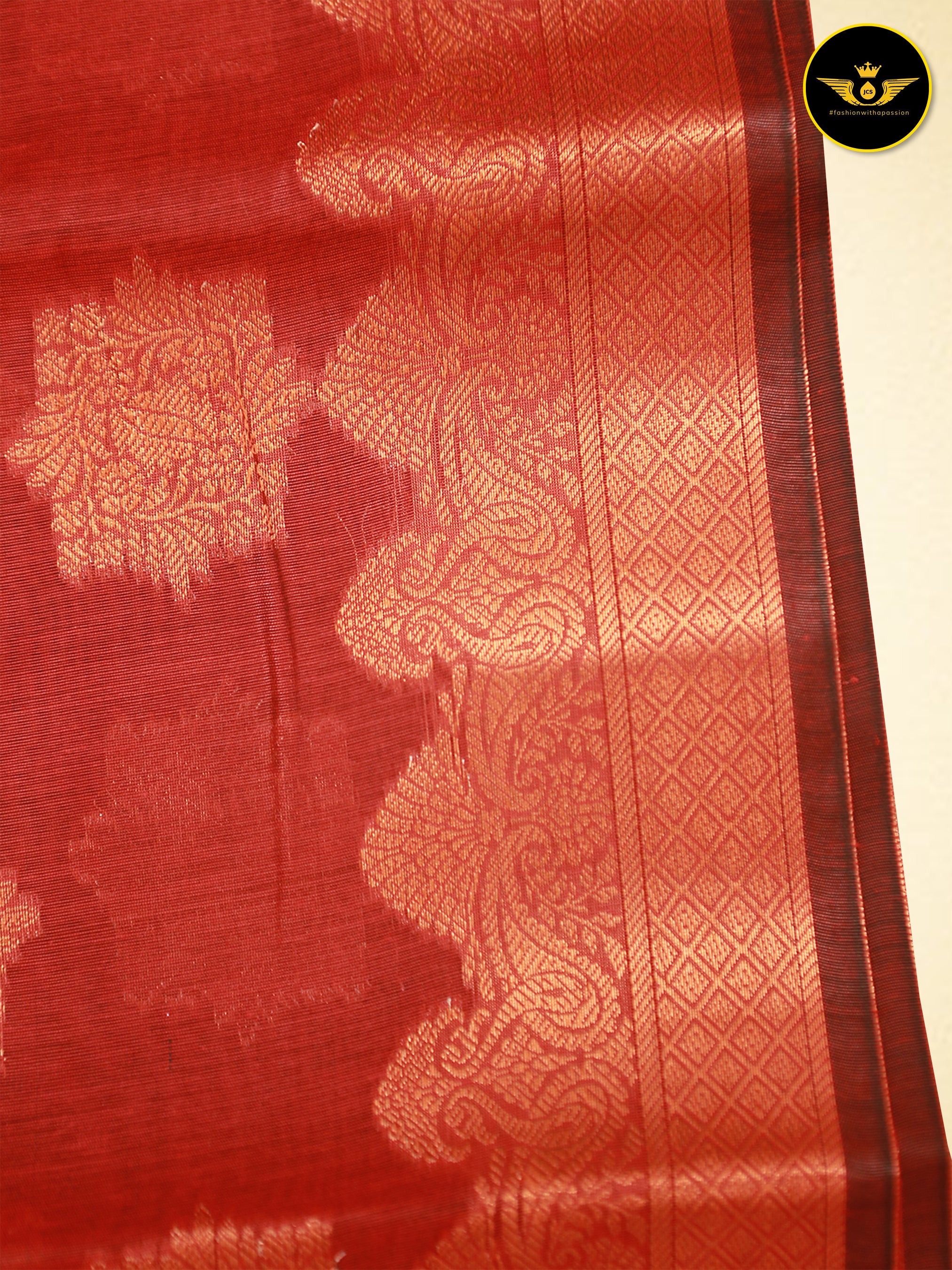 Sophisticated Soft Silk Cotton Sarees With Brocade Blouse SAREE JCS Fashions