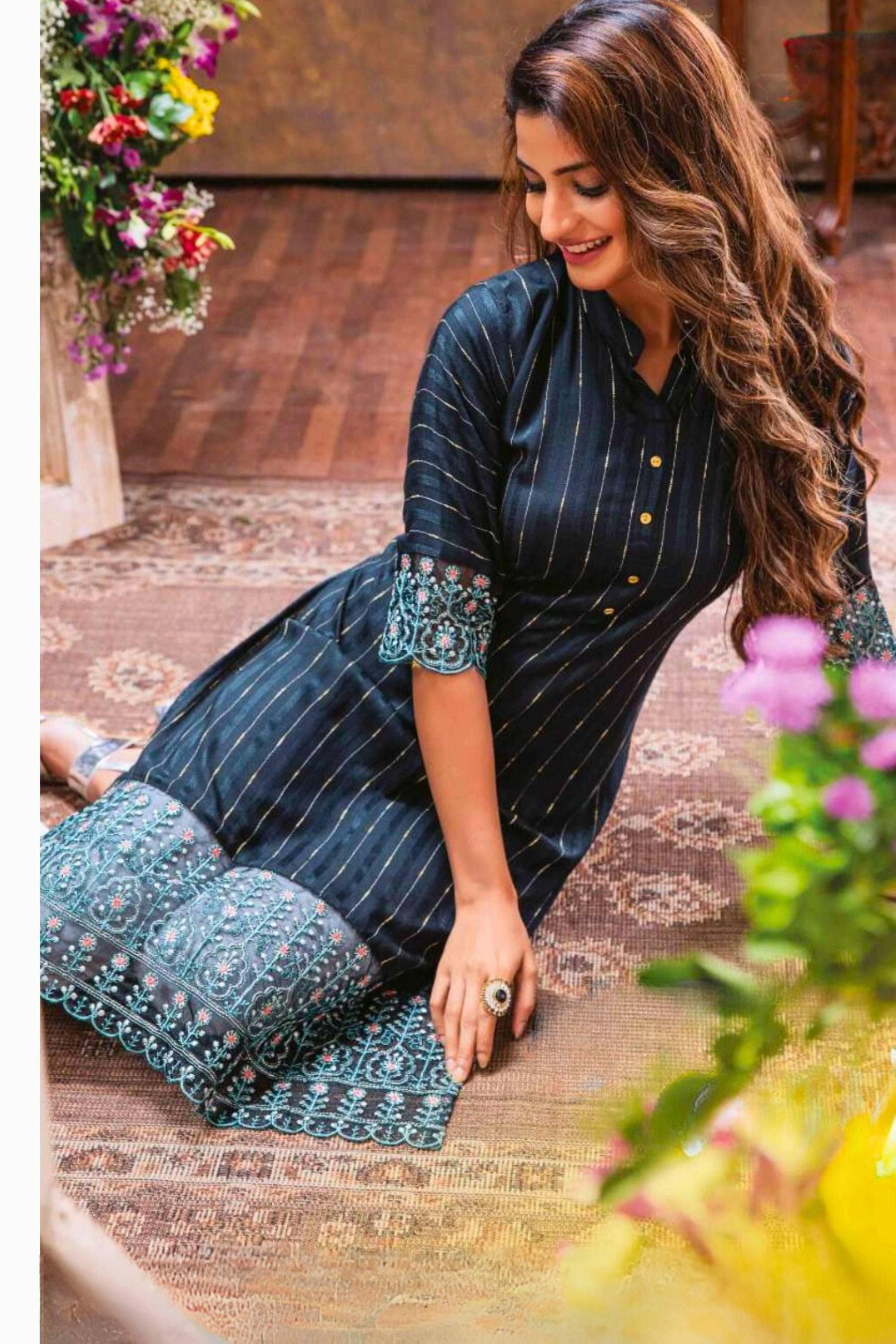Luxury Rayon Embroidery Kurti: Stylish, Chic and Finest Quality Kurti JCS Fashions