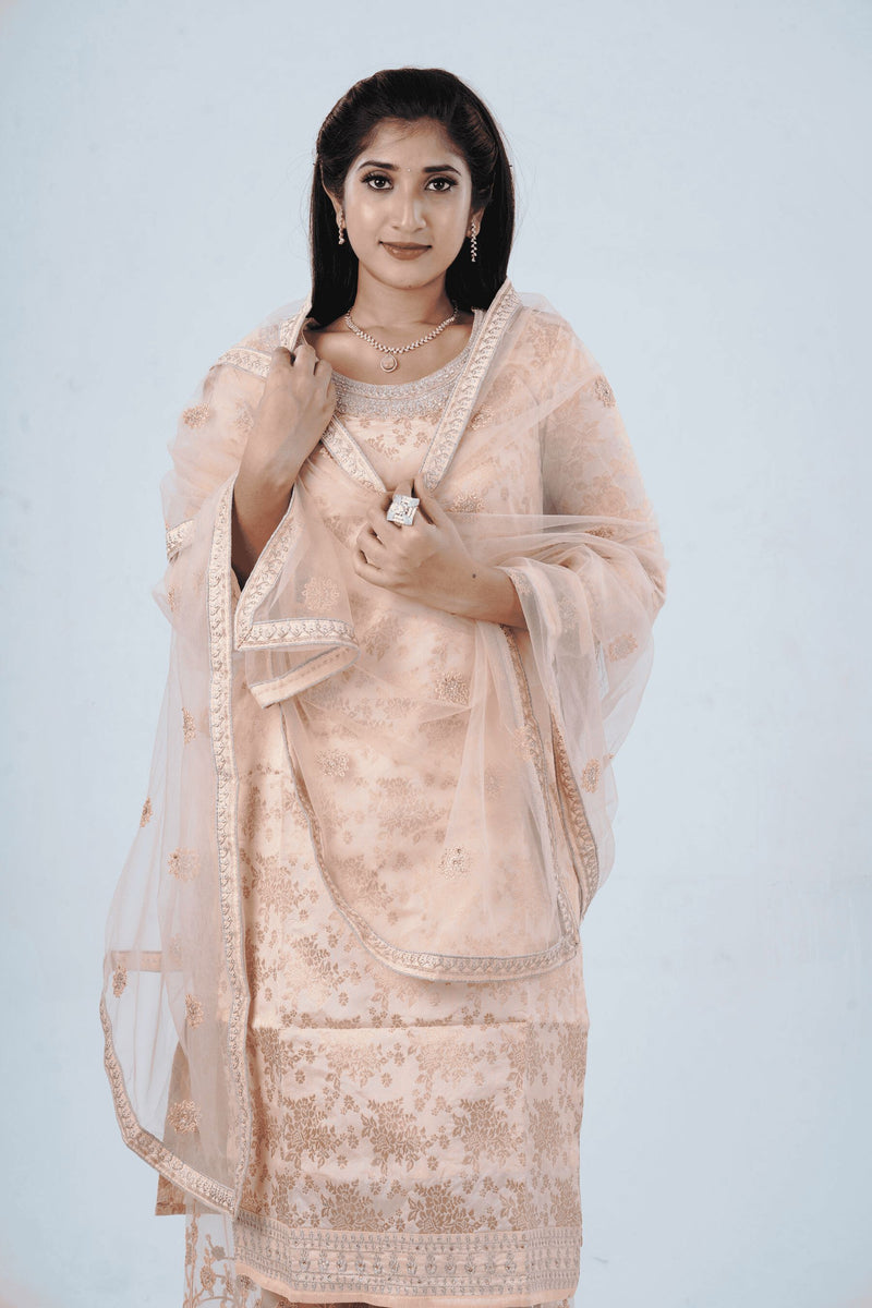 Regal Embroidered Salwar Kameez: Embrace Traditional Indian Elegance