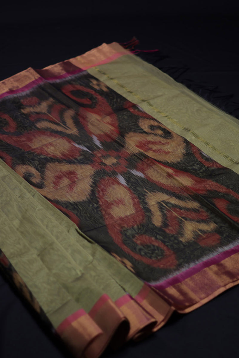 Traditional Madurai Silk Cotton Handloom Saree