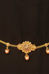 Timeless Elegance Antique Hip Chain Enhanced with Vibrant Stones Jewelry JCS Fashions