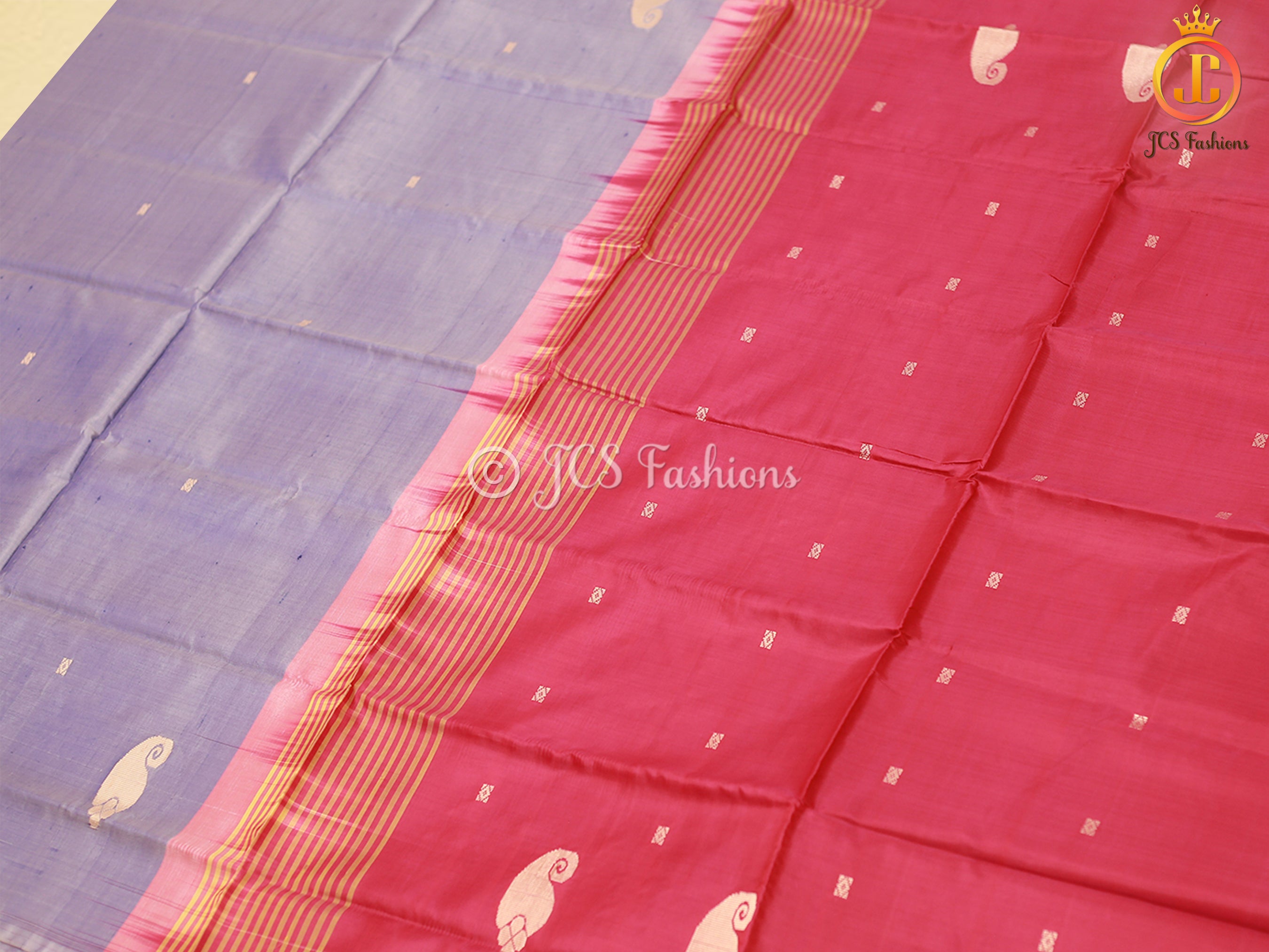Hand Woven Vibrant And Mild Colour VAALAI Pattu Sarees SAREE JCS Fashions