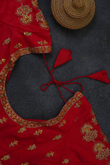Banarasi Pattu - Authentic Handcrafted Elegance with Zardosi Work