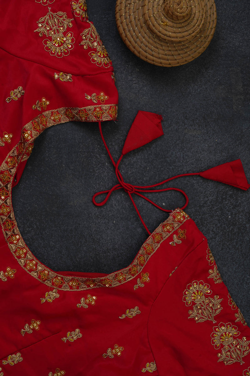 Banarasi Pattu - Authentic Handcrafted Elegance with Zardosi Work