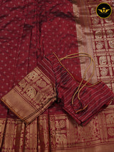 Semi Soft Silk Saree With Zari Woven Border And Pallu